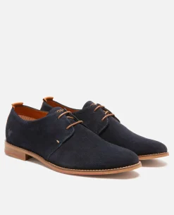ERWIN 5  Derbies Croûte velours Bleu Homme