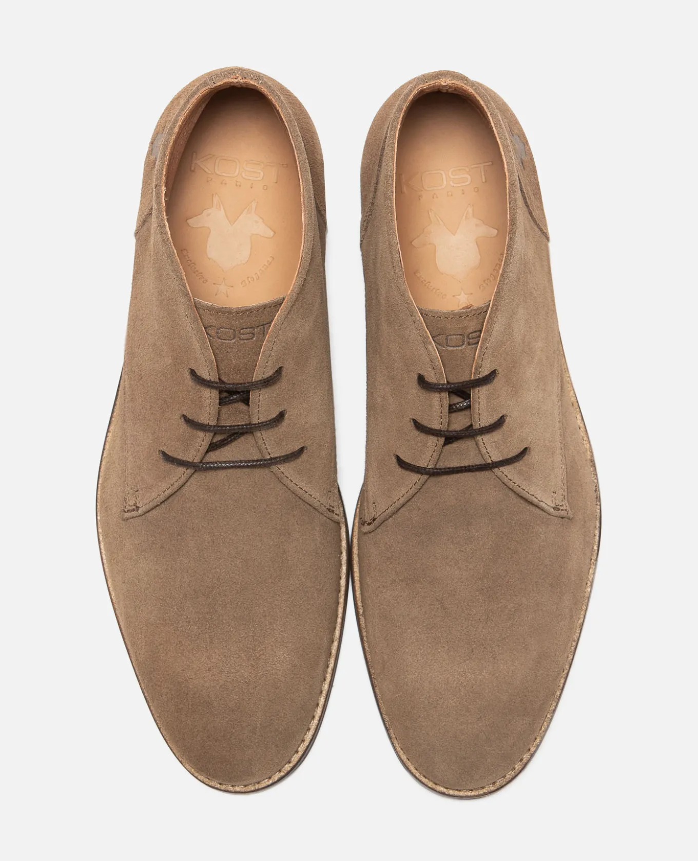 FELLOW 5 Chukka Boots Croûte velours Marron Homme