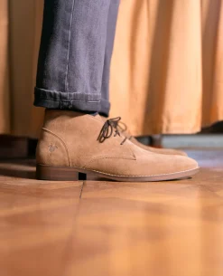 FELLOW 5 Chukka Boots Croûte velours Marron Homme
