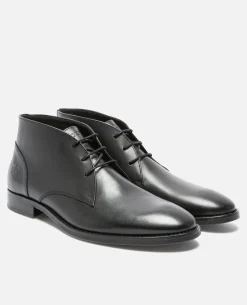 FELLOW 57  Chukka Boots Cuir Noir Homme
