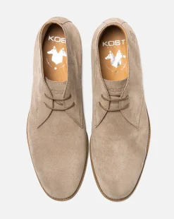 GALLANT 5 Chukka Boots Croûte velours Marron Homme
