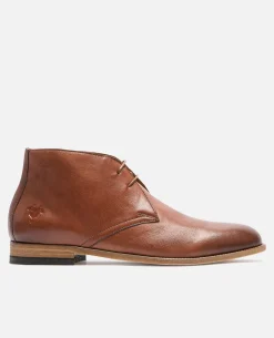 GALLANT Chukka boots Cuir Marron Homme