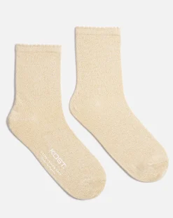 GOLDEN HOUR Chaussettes à Paillettes Made in France Coton Femme
