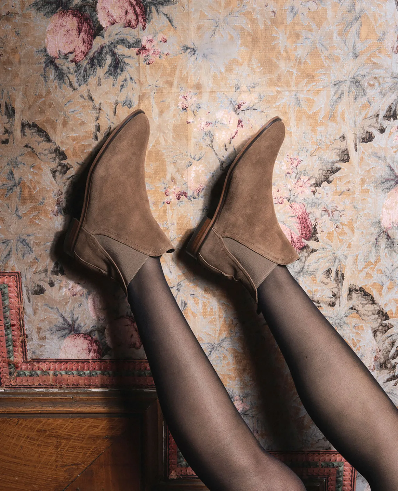 HARPER 5 Chelsea boots Croûte velours Marron Femme