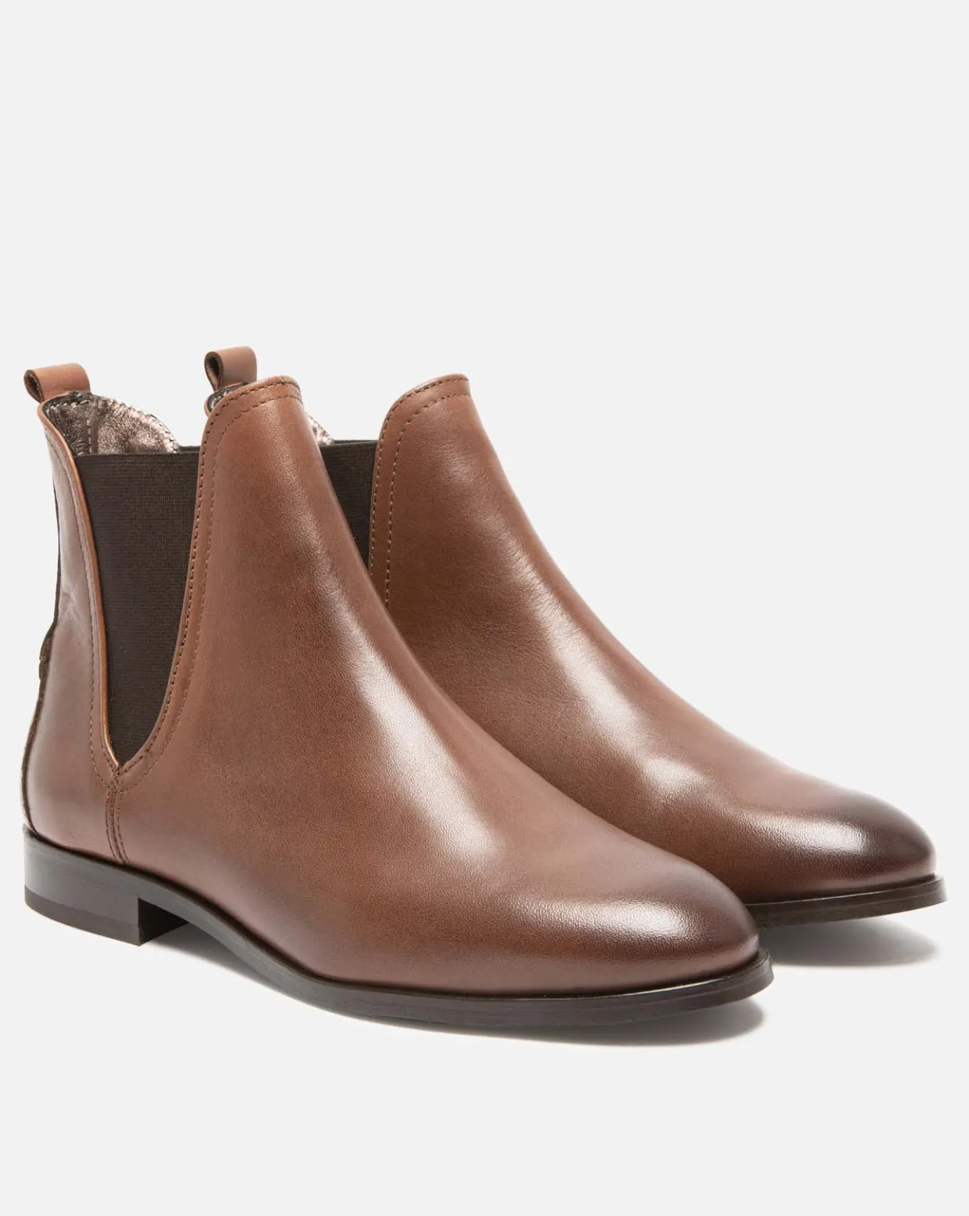 HARPER 73 Chelsea boots Cuir Marron Femme