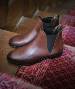 HARPER 73 Chelsea boots Cuir Marron Femme