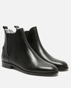 HARPER 73  Chelsea boots Cuir Noir Femme