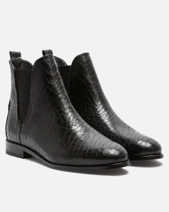 HARPER M VGT  Chelsea boots Cuir Tannage Végétal Noir Femme