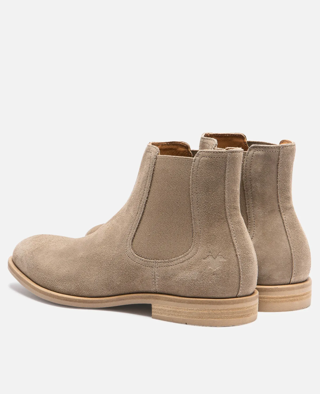 HOLDEN 5 Chelsea boots Croûte Velours Taupe Homme