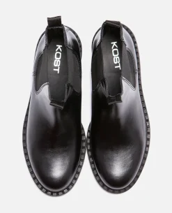 HOLLY Chelsea boots à Plateforme Cuir Noir Femme