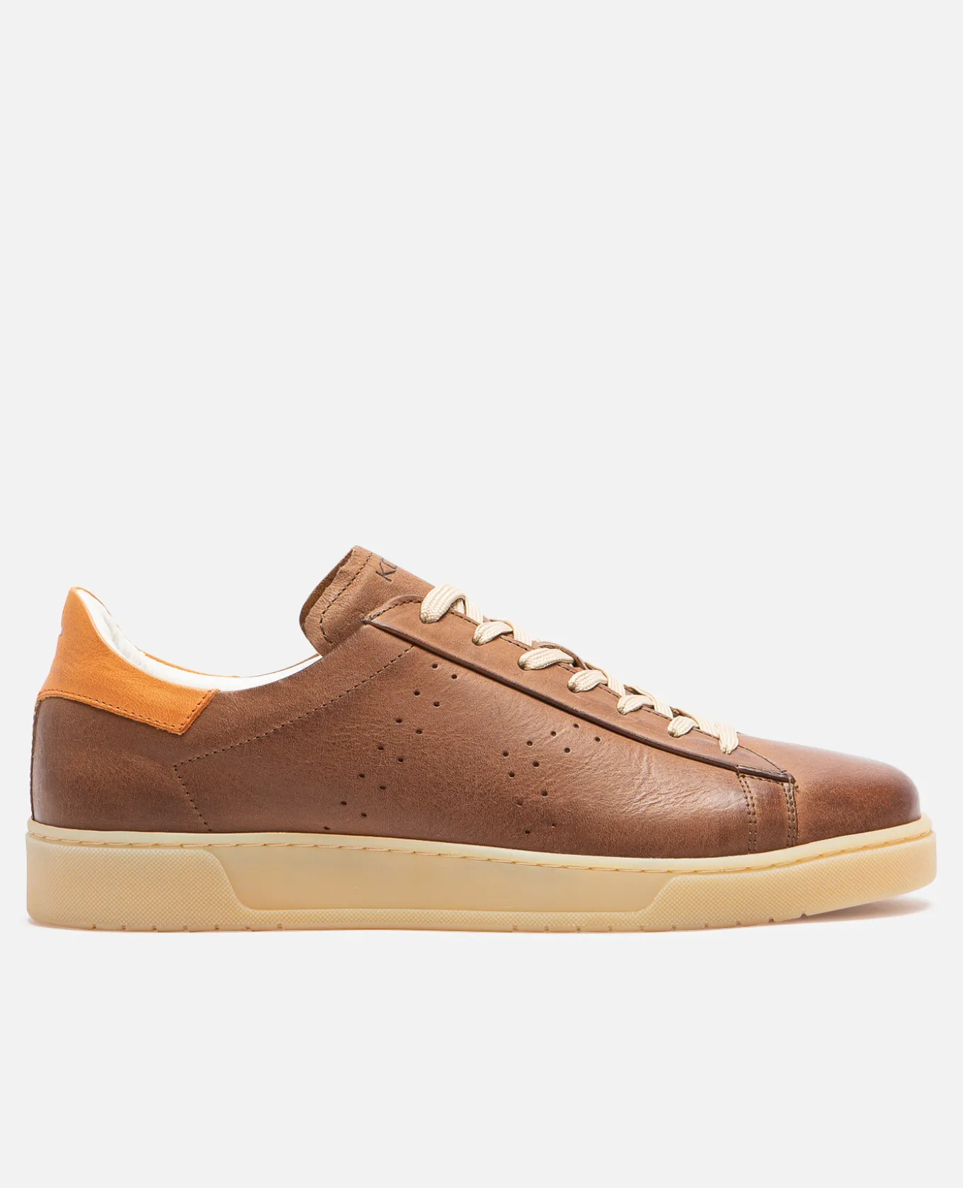 HOMERUN 3B VGT Sneakers Cuir Tannage Végétal Marron Homme