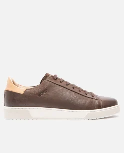 HOMERUN 2B VGT Sneakers Cuir Tannage Végétal Marron Homme