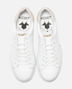 HOMERUN L Sneakers Éco-Responsable Blanches Cuir Homme