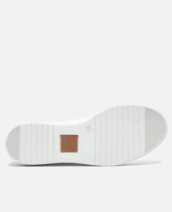 HOMERUN L Sneakers Éco-Responsable Blanches Cuir Homme