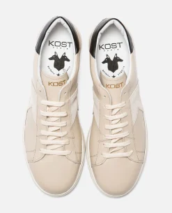 HOMERUN L Sneakers Éco-responsable Cuir Beige Mixte