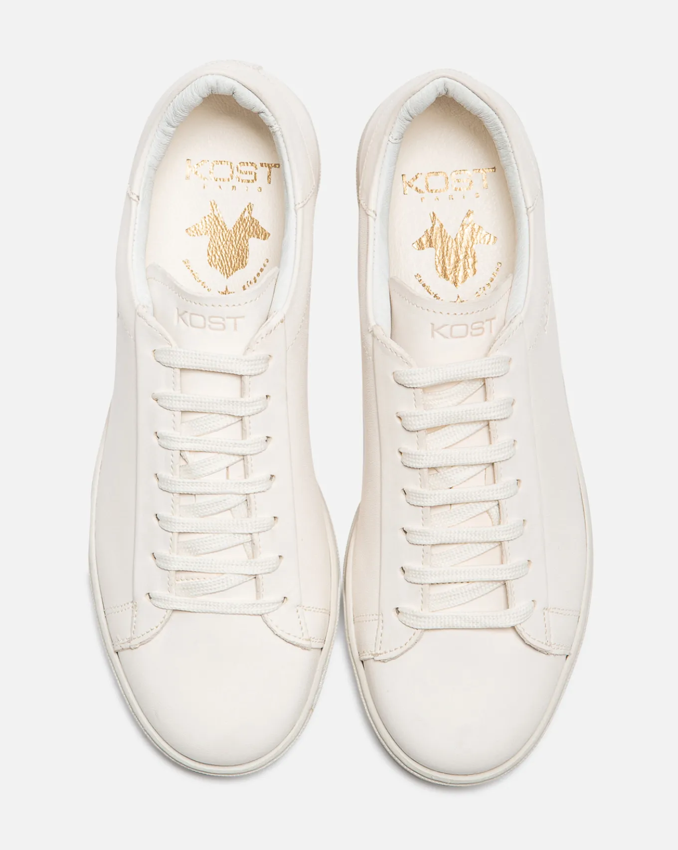 HOMERUN 2R VGT Sneakers Cuir Tannage Végétal Blanc Femme