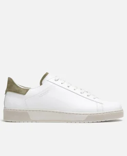 HOMERUN Sneakers Cuir Blanc Homme