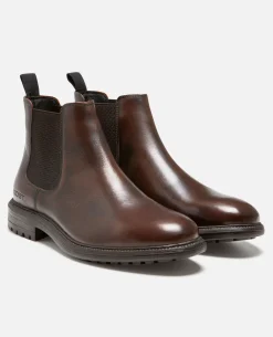 HOUDINI FO VGT  Chelsea boots cuir tannage végétal marron