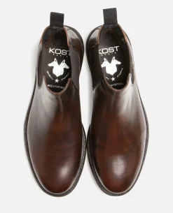 HOUDINI FO VGT Chelsea boots cuir tannage végétal marron