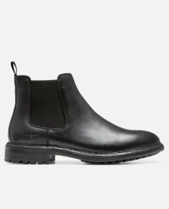 HOUDINI FO VGT Chelsea boots cuir tannage végétal noir