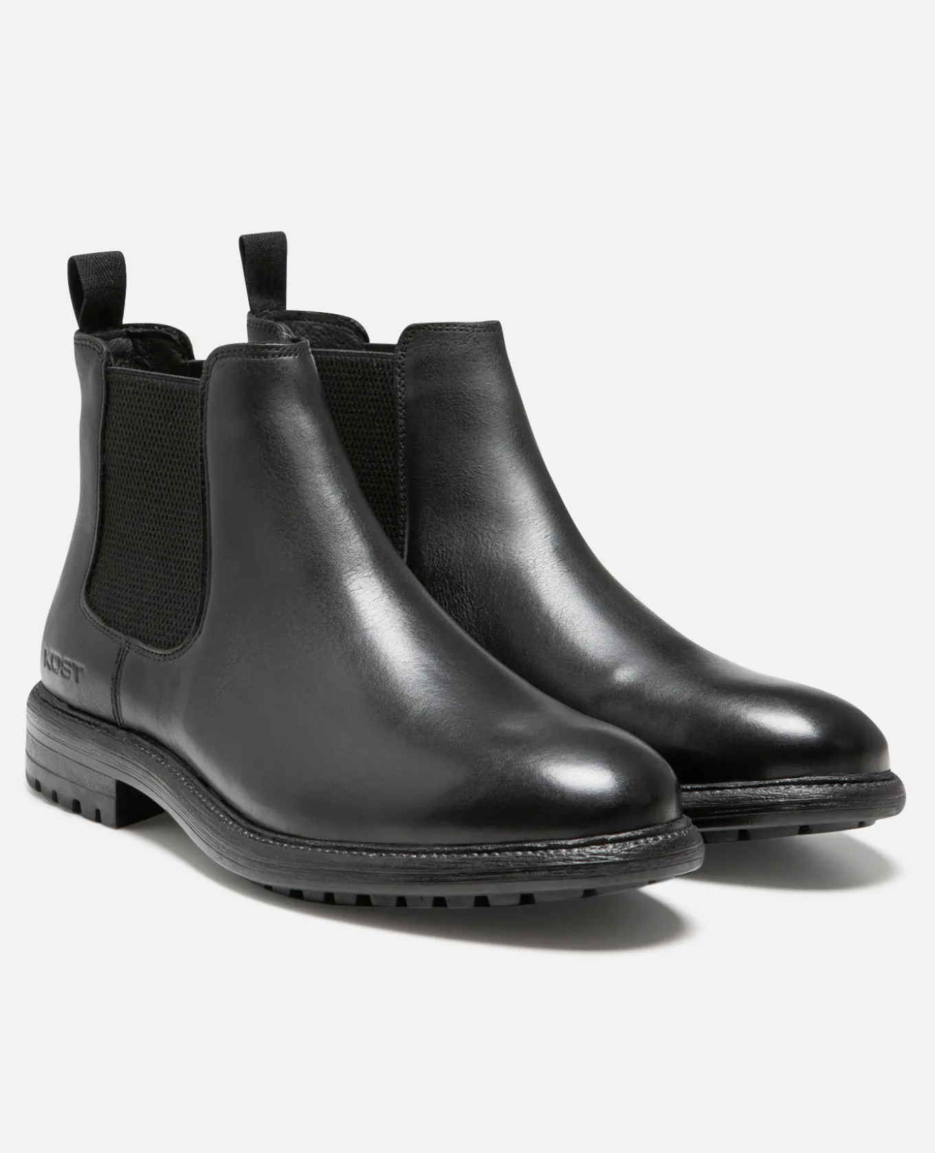 HOUDINI FO VGT Chelsea boots cuir tannage végétal noir