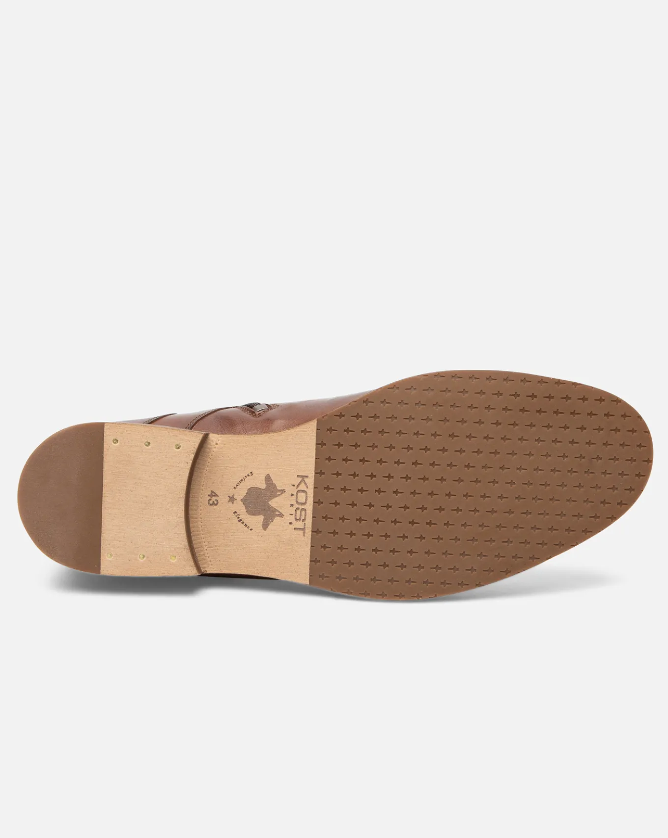 HOWARD 35 Boots Cuir à Lacets Marron Homme