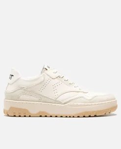JAYDEN R VGT F Sneakers Cuir Tannage Végétal Beige Femme