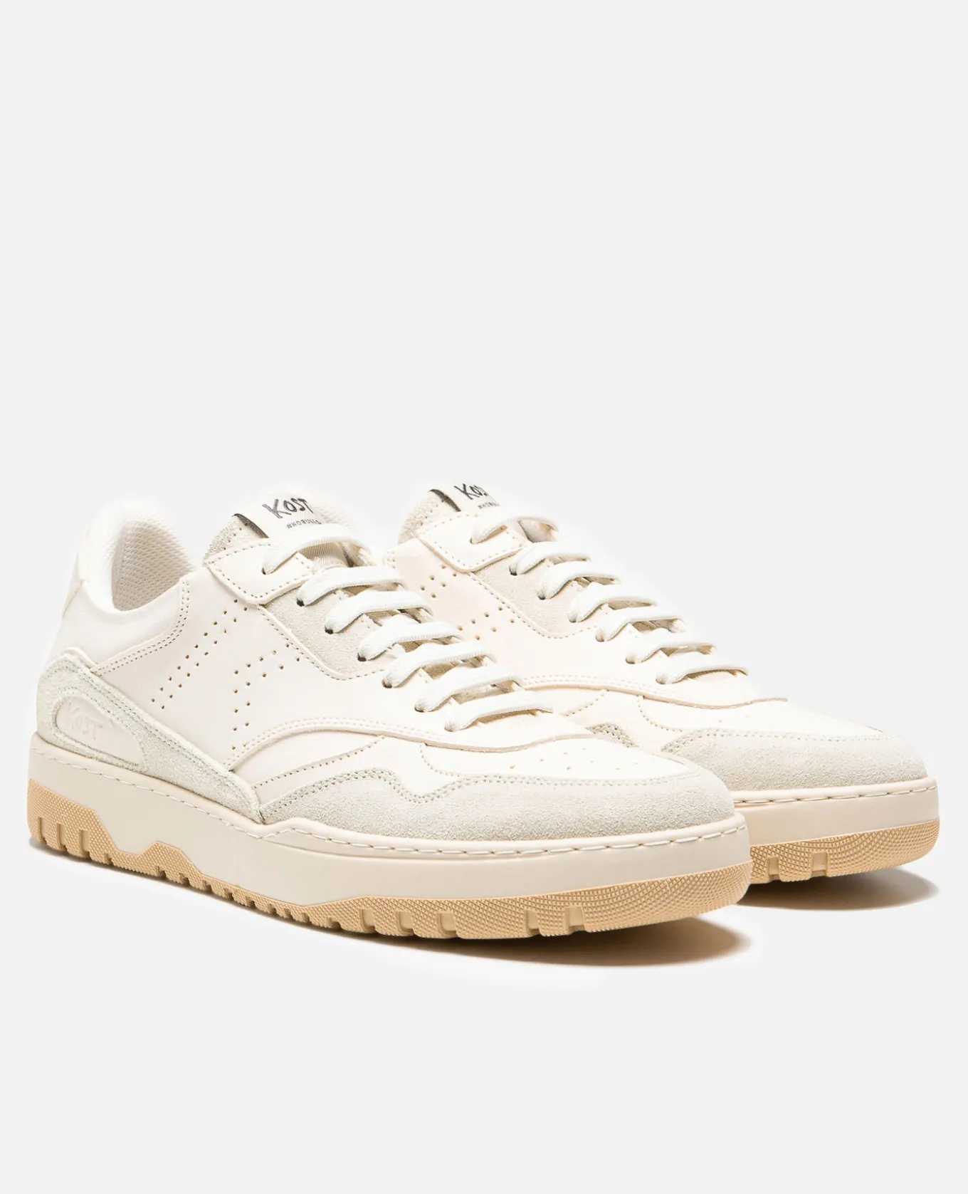 JAYDEN R VGT F Sneakers Cuir Tannage Végétal Beige Femme