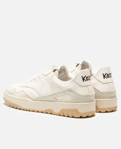 JAYDEN R VGT F Sneakers Cuir Tannage Végétal Beige Femme