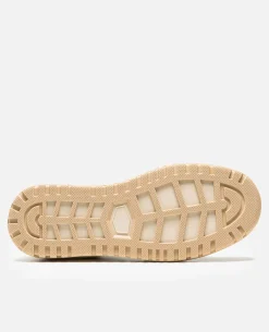 JAYDEN R VGT F Sneakers Cuir Tannage Végétal Beige Femme