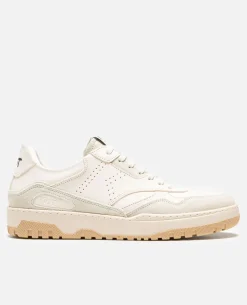 JAYDEN R VGT Sneakers Cuir Tannage Végétal Beige Homme
