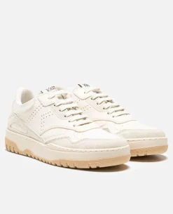 JAYDEN R VGT  Sneakers Cuir Tannage Végétal Beige Homme