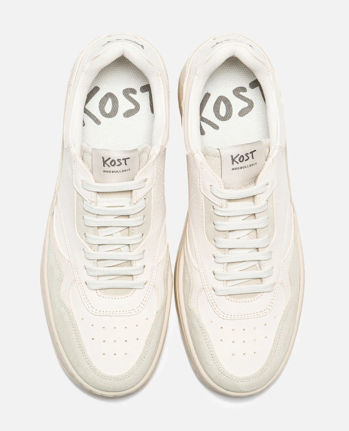 JAYDEN R VGT Sneakers Cuir Tannage Végétal Beige Homme