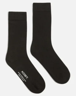 JERSEY Chaussettes Noires Made in France Coton Bio Homme