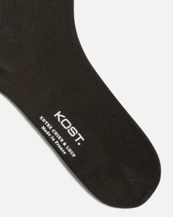 JERSEY  Chaussettes Noires Made in France Coton Bio Homme