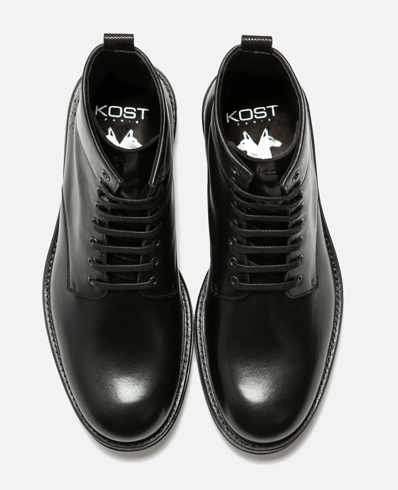 JIMMY 45 Boots Cuir Noir Homme