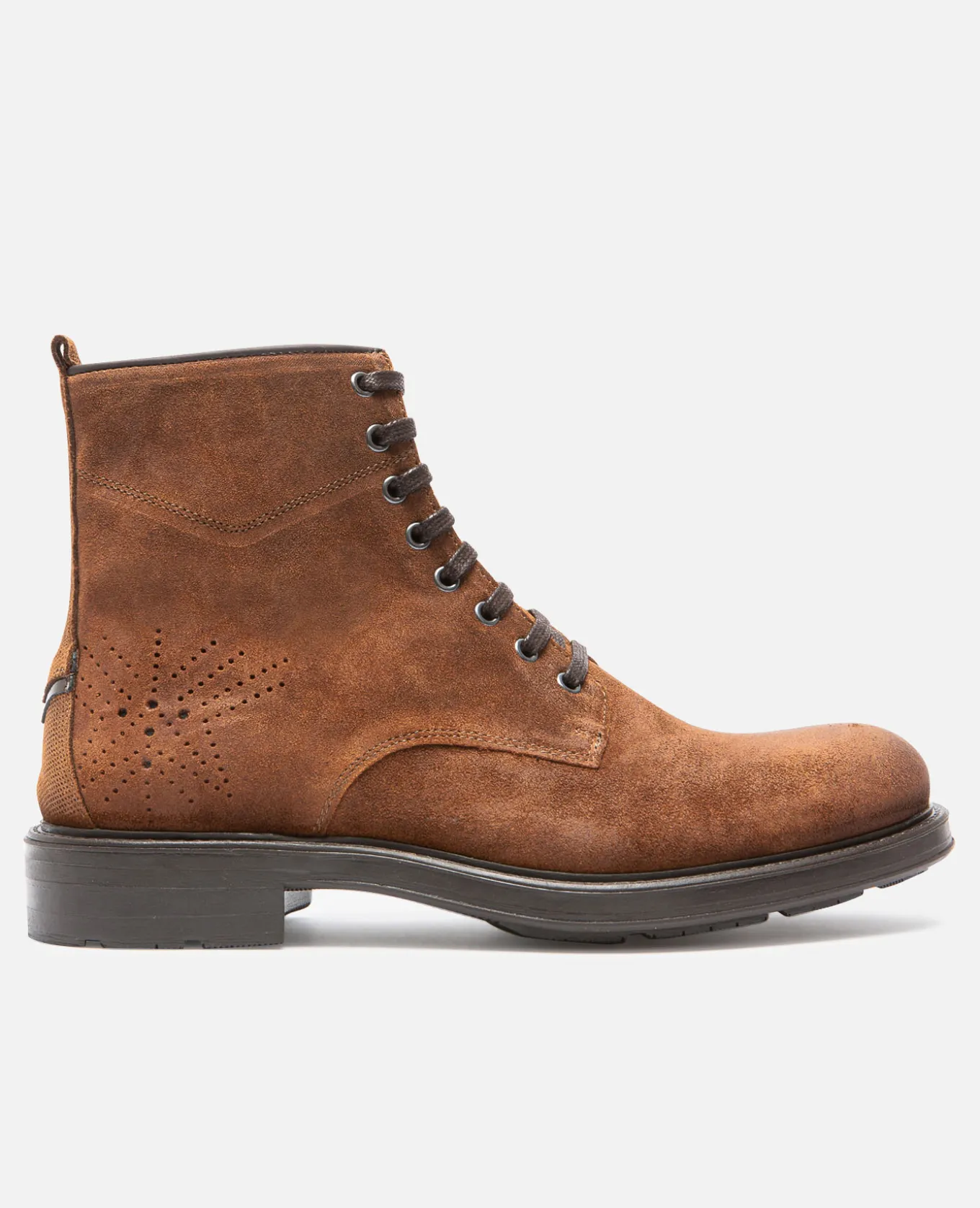 JIMMY 59 Bottines à Lacets Croûte velours Marron Homme