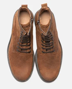 JIMMY 59 Bottines à Lacets Croûte velours Marron Homme
