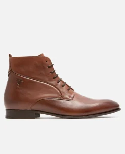 JOE 73 Boots Cuir Marron Homme