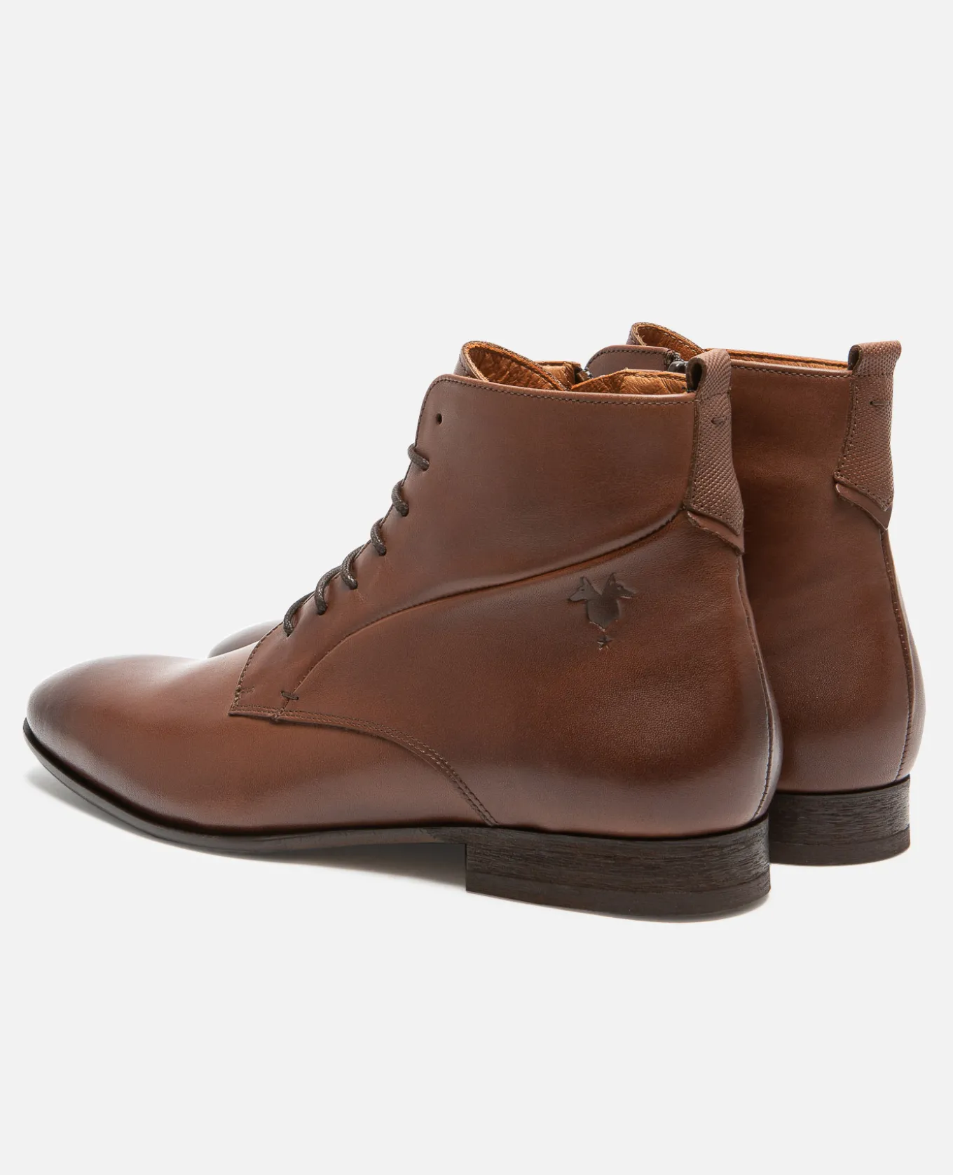 JOE 73 Boots Cuir Marron Homme