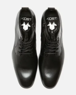 JOE 73 Boots Cuir Noir Homme