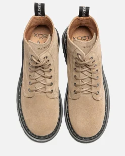 JOYCE 5 Bottines Chunky Croûte velours Beige Femme