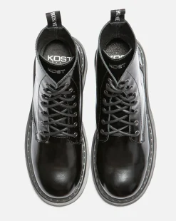 JOYCE Bottines Chunky Cuir Noir Femme