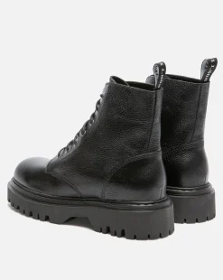 JOYCE K Bottines Chunky Cuir Noir Femme