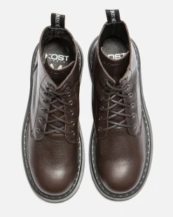 JOYCE K Bottines Chunky Cuir Marron Femme
