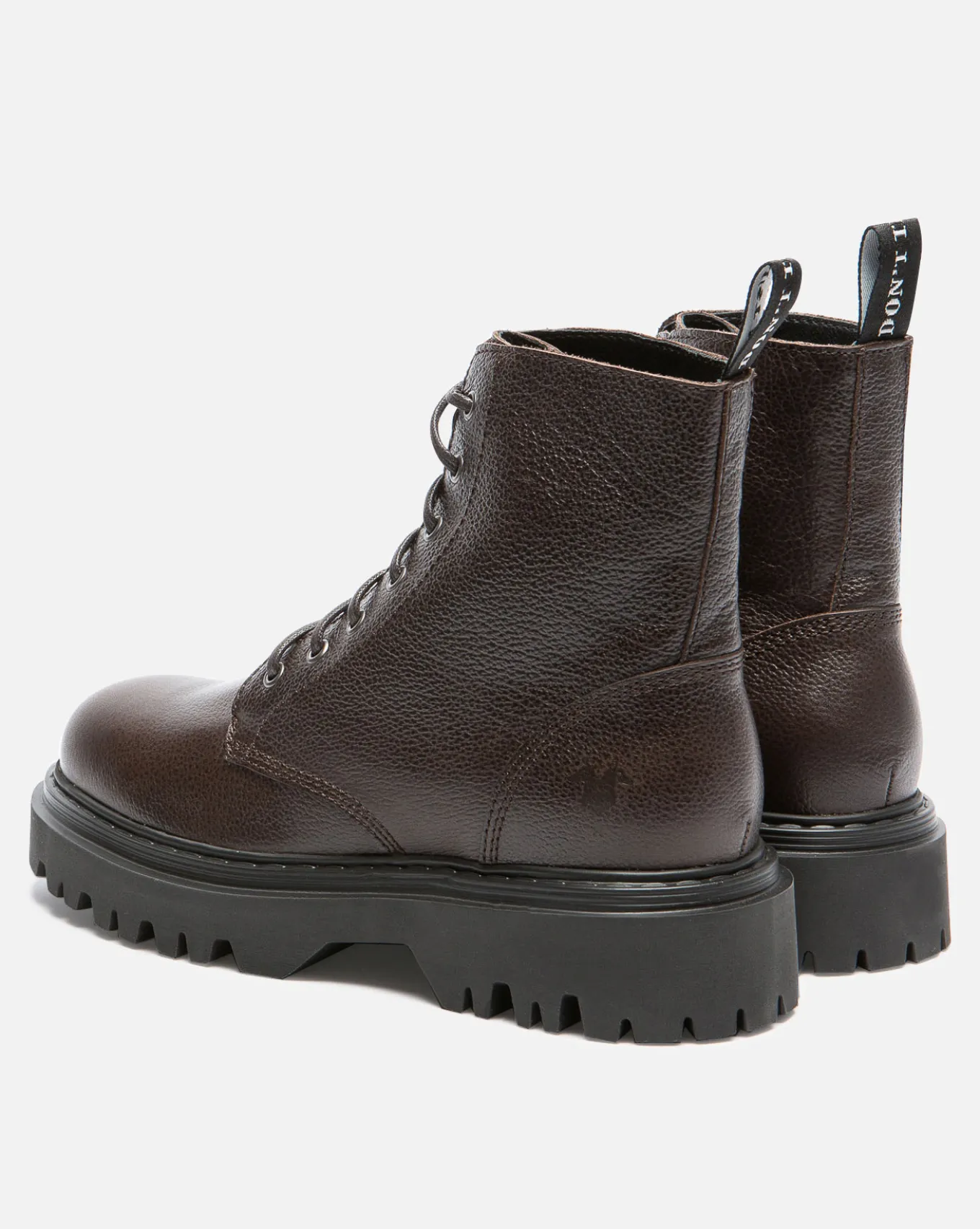 JOYCE K Bottines Chunky Cuir Marron Femme