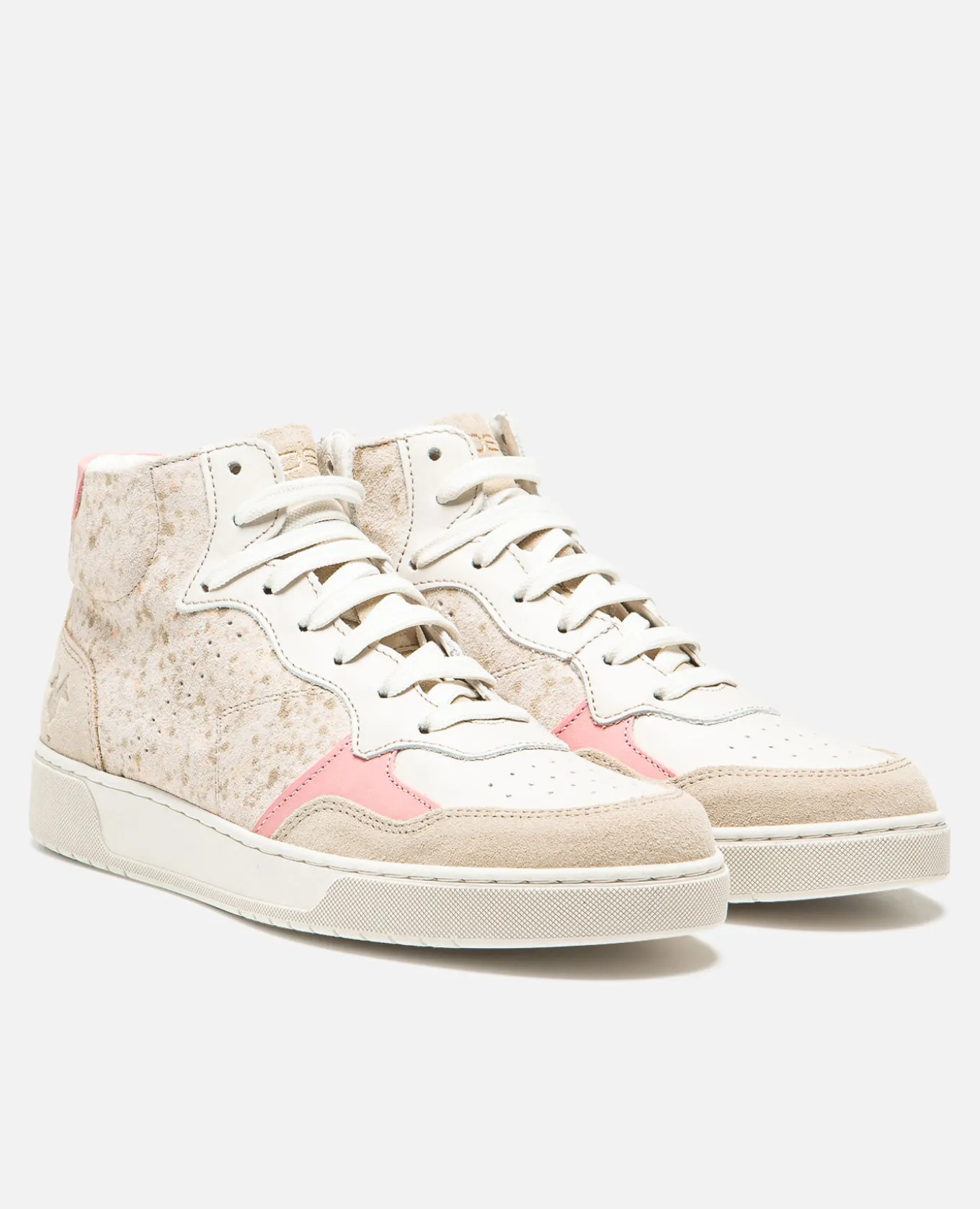 JUMPER 3 Baskets Croûte Velours Beige Femme