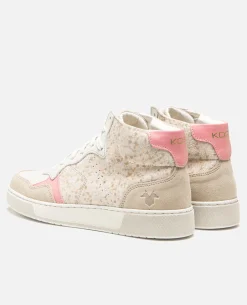 JUMPER 3 Baskets Croûte Velours Beige Femme
