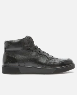 JUMPER R VGT Sneakers Cuir Tannage Végétal Noir Homme