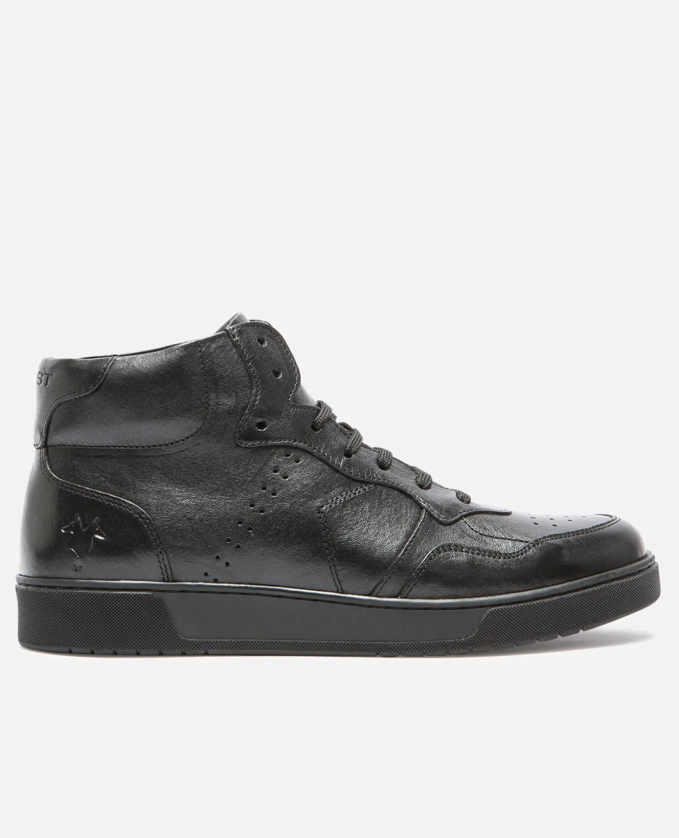 JUMPER R VGT Sneakers Cuir Tannage Végétal Noir Homme